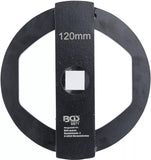Axelmutter-/navkåpa-nyckel | för BPW kåpor | 120 mm. BGS 6971
