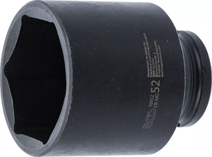 Krafthylsa Sexkant | 12,5 mm (1/2") | 52 mm. BGS 70012
