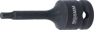 Skruvutdragare | 12,5 mm (1/2") | För defekt inre sexkant 5 mm. BGS 7004-5
