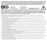 Verkstadsvagninlägg 2/3: VDE-bitshylsa-sats | 12,5 mm (1/2") | T-Profil (för Torx) T20 - T55 | 10 delar. BGS 70217