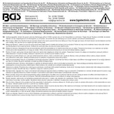 Mellanväggar för verktygslåda | plast | 6 delar. BGS 70222