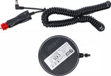Batteri roterande strålkastare | gul | med magnet | 12 V / 24 V | Ø 130 mm. BGS 70343