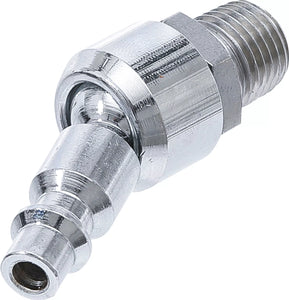 Gängad sticknippel | 6,3 mm (1/4") yttre gänga. BGS 7066
