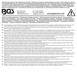 Tryckluft-Svetspunkt-Fräs-Sats. BGS 70915