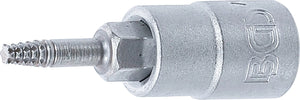 Skruvmejsel-bit-insats | Inre fyrkant 6,3 mm (1/4") | För defekt T-Profil (för Torx) T10. BGS 7098-T10