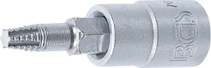 Skruvmejsel-bit-insats | Inre fyrkant 6,3 mm (1/4") | För defekt T-Profil (för Torx) T20. BGS 7098-T20