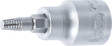 Skruvmejsel-bit-insats | Inre fyrkant 10 mm (3/8") | För defekt T-Profil (för Torx) T25. BGS 7098-T25