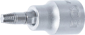 Skruvmejsel-bit-insats | Inre fyrkant 10 mm (3/8") | För defekt T-Profil (för Torx) T27. BGS 7098-T27