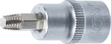 Skruvmejsel-bit-insats | Inre fyrkant 10 mm (3/8") | För defekt T-Profil (för Torx) T30. BGS 7098-T30