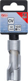 Specialhylsa, slitsad | 10 mm (3/8") | 14 mm. BGS 70988-14