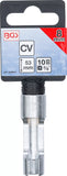 Specialhylsa, slitsad | 10 mm (3/8") | 8 mm. BGS 70988-8