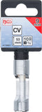 Specialhylsa, slitsad | 10 mm (3/8") | 9 mm. BGS 70988-9