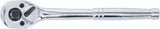 Omställbart spärrhandtag | Massivt stål | Fintandat | 3-in-1 | 6,3 mm (1/4") / 10 mm (3/8") / 12,5 mm (1/2"). BGS Diy 71015