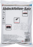 Maskeringsfolie-sats | HDPE | transparent | 4 x 5 m | 20 m² | 5 delar. BGS Diy 71031