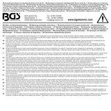 VDE-Hylsnyckel-skruvmejsel-sats | Sexkant | 5,5 - 12 mm | 6 delar. BGS 71095