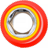 VDE-hylsa sexkant | 12,5 mm (1/2") | 12 mm. BGS 72062