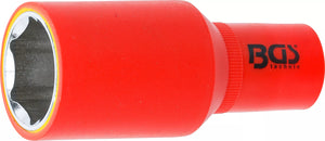 VDE-hylsa sexkant | 12,5 mm (1/2") | 27 mm. BGS 72077