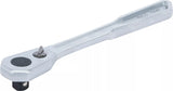 Omställbart spärrhandtag | extra platt | Fintandat | 12,5 mm (1/2"). BGS 72087