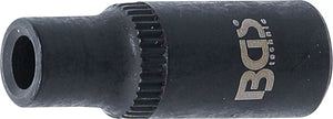 Gängtappshållare-hylsa | 6,3 mm (1/4") | 4,0 mm. BGS 72102