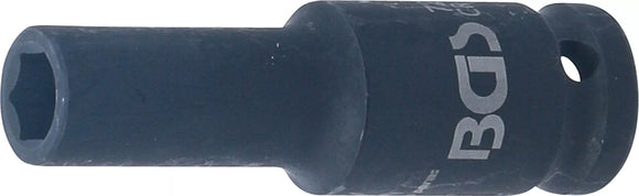 Krafthylsa Sexkant, djup | 12,5 mm (1/2