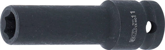 Krafthylsa Sexkant, djup | 12,5 mm (1/2