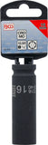 Krafthylsa Sexkant, djup | 12,5 mm (1/2") | 16 mm. BGS 7216