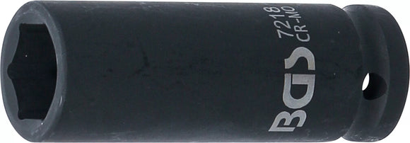 Krafthylsa Sexkant, djup | 12,5 mm (1/2