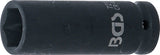Krafthylsa Sexkant, djup | 12,5 mm (1/2") | 19 mm. BGS 7219