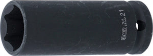 Krafthylsa Sexkant, djup | 12,5 mm (1/2") | 21 mm. BGS 7221