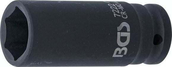Krafthylsa Sexkant, djup | 12,5 mm (1/2