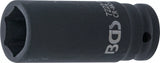 Krafthylsa Sexkant, djup | 12,5 mm (1/2") | 22 mm. BGS 7222