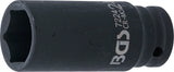 Krafthylsa Sexkant, djup | 12,5 mm (1/2") | 24 mm. BGS 7224