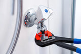 Vattenpumptång | med adapteringsbara skyddsbackar | 240 mm. BGS 72321