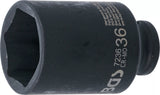 Krafthylsa Sexkant, djup | 12,5 mm (1/2") | 36 mm. BGS 7236