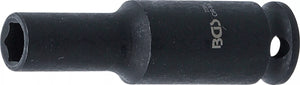 Krafthylsa Sexkant, djup | 6,3 mm (1/4") | 6 mm