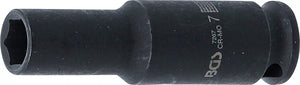 Krafthylsa Sexkant, djup | 6,3 mm (1/4") | 7 mm