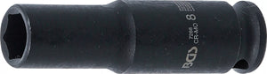 Krafthylsa Sexkant, djup | 6,3 mm (1/4") | 8 mm