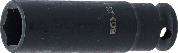 Krafthylsa Sexkant, djup | 6,3 mm (1/4
