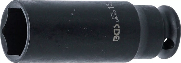Krafthylsa Sexkant, djup | 6,3 mm (1/4