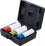 Kraft-Skoninsats-sats | Inre fyrkant 12,5 mm (1/2") | 17 - 19 - 21 mm | 3 delar. BGS Diy 7310