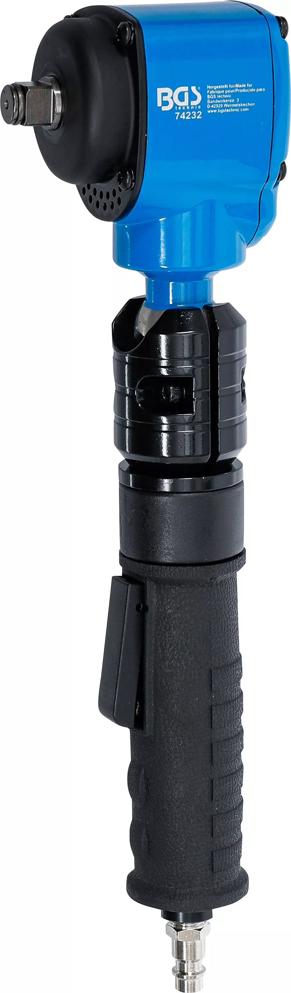 Tryckluft-Mutterdragare | vinklad | med vrid- och lutningsbart huvud | 12,5 mm (1/2