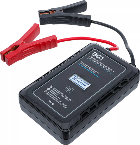 Starthjälp | Batterilös | med Ultra-kondensatorteknik | 12 V / 800 A / 1600 A. BGS 74242