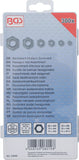 Sexkant-Mutter-Sortiment | Rostfritt stål | 300 delar. BGS 74249