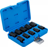 Krafthylsa-sats Sexkant | 12,5 mm (1/2") | 3/8 - 15/16" | Tumsstorlekar | 10 delar. BGS 74296