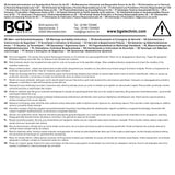 Skumplastinlägg för art. BOXSYS1 & 2: VDE verktygssats | 23 delar. BGS 74356