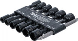Hylsa-sats Sexkant | Yttre sexkant 6,3 mm (1/4") | för Borrmaskiner | 1/4 - 1/2", 6 - 13 mm | 14 delar. BGS 74423