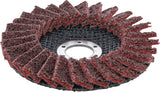 Lamellrondell | Fleece | Ø 125 mm | Kornstorlek 120. BGS 74474