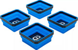 Magnet fodral set | Silikon | vikbar | 115 x 115 x 50 mm | 4 delar. BGS 74502