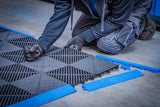 Plastkakel-sats | Klick-system | 400 x 400 x 18 mm | 10 delar. BGS 74546