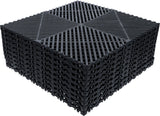 Plastkakel-sats | Klick-system | 400 x 400 x 18 mm | 10 delar. BGS 74546